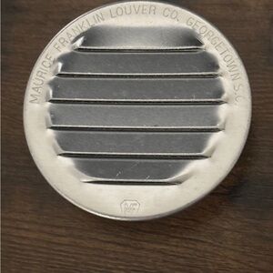 Maurice Franklin Louver Co. Silver Vent Cover